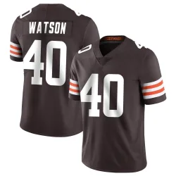 Cleveland Browns Men's Limited Brown Team Color Vapor Untouchable Jersey (40 Nathaniel Watson)