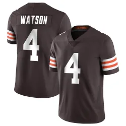 Cleveland Browns Men's Limited Brown Team Color Vapor Untouchable Jersey (4 Deshaun Watson)