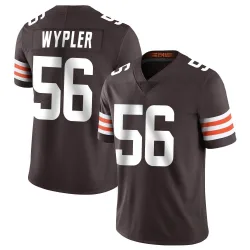 Cleveland Browns Men's Limited Brown Team Color Vapor Untouchable Jersey (56 Luke Wypler)