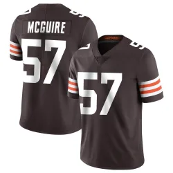 Cleveland Browns Men's Limited Brown Team Color Vapor Untouchable Jersey (57 Isaiah McGuire)