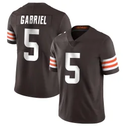 Cleveland Browns Men's Limited Brown Team Color Vapor Untouchable Jersey (5 Dillon Gabriel)