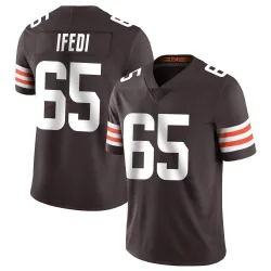 Cleveland Browns Men's Limited Brown Team Color Vapor Untouchable Jersey (65 Germain Ifedi)