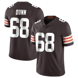 Cleveland Browns Men's Limited Brown Team Color Vapor Untouchable Jersey (68 Michael Dunn)