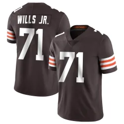 Cleveland Browns Men's Limited Brown Team Color Vapor Untouchable Jersey (71 Jedrick Wills Jr.)