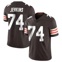 Cleveland Browns Men's Limited Brown Team Color Vapor Untouchable Jersey (74 Teven Jenkins)