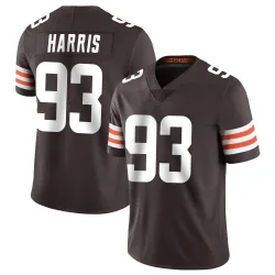 Cleveland Browns Men's Limited Brown Team Color Vapor Untouchable Jersey (93 Shelby Harris)