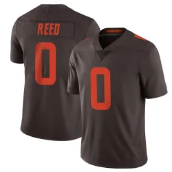 Cleveland Browns Men's Limited Brown Vapor Alternate Jersey (0 Ja'seem Reed)