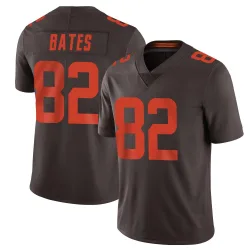 Cleveland Browns Men's Limited Brown Vapor Alternate Jersey (82 Brenden Bates)
