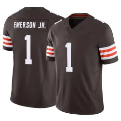 Cleveland Browns Men's Limited Brown Vapor F.U.S.E. Jersey (1 Martin Emerson Jr.)