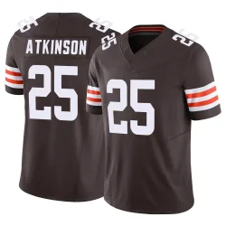 Cleveland Browns Men's Limited Brown Vapor F.U.S.E. Jersey (25 George Atkinson)
