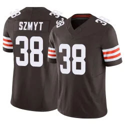 Cleveland Browns Men's Limited Brown Vapor F.U.S.E. Jersey (38 Andre Szmyt)