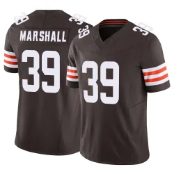 Cleveland Browns Men's Limited Brown Vapor F.U.S.E. Jersey (39 Ahmani Marshall)