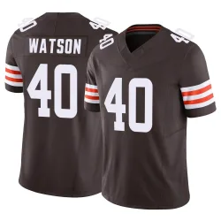 Cleveland Browns Men's Limited Brown Vapor F.U.S.E. Jersey (40 Nathaniel Watson)