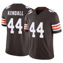 Cleveland Browns Men's Limited Brown Vapor F.U.S.E. Jersey (44 Anthony Kendall)