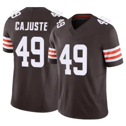 Cleveland Browns Men's Limited Brown Vapor F.U.S.E. Jersey (49 Devon Cajuste)