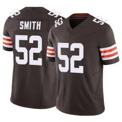 Cleveland Browns Men's Limited Brown Vapor F.U.S.E. Jersey (52 Elerson G. Smith)