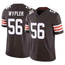 Cleveland Browns Men's Limited Brown Vapor F.U.S.E. Jersey (56 Luke Wypler)
