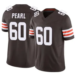 Cleveland Browns Men's Limited Brown Vapor F.U.S.E. Jersey (60 Julian Pearl)