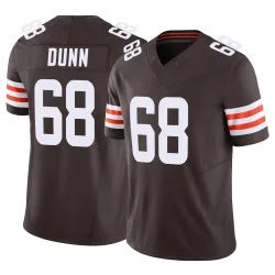 Cleveland Browns Men's Limited Brown Vapor F.U.S.E. Jersey (68 Michael Dunn)