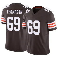 Cleveland Browns Men's Limited Brown Vapor F.U.S.E. Jersey (69 Lorenzo Thompson)