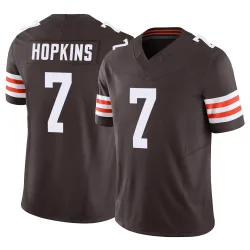 Cleveland Browns Men's Limited Brown Vapor F.U.S.E. Jersey (7 Dustin Hopkins)