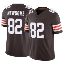 Cleveland Browns Men's Limited Brown Vapor F.U.S.E. Jersey (82 Ozzie Newsome)