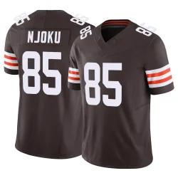 Cleveland Browns Men's Limited Brown Vapor F.U.S.E. Jersey (85 David Njoku)