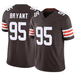 Cleveland Browns Men's Limited Brown Vapor F.U.S.E. Jersey (95 Armonty Bryant)