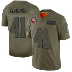 Cleveland Browns Men's Limited Camo 2019 Salute to Service Jersey (41 Chris Edmonds)