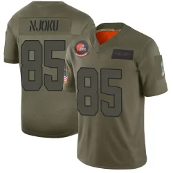 Cleveland Browns Men's Limited Camo 2019 Salute to Service Jersey (85 David Njoku)
