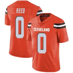 Cleveland Browns Men's Limited Orange Alternate Vapor Untouchable Jersey (0 Ja'seem Reed)