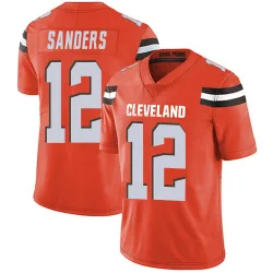 Cleveland Browns Men's Limited Orange Alternate Vapor Untouchable Jersey (12 Shedeur Sanders)