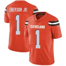 Cleveland Browns Men's Limited Orange Alternate Vapor Untouchable Jersey (1 Martin Emerson Jr.)