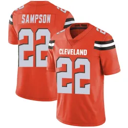 Cleveland Browns Men's Limited Orange Alternate Vapor Untouchable Jersey (22 Dylan Sampson)