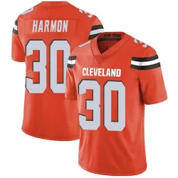 Cleveland Browns Men's Limited Orange Alternate Vapor Untouchable Jersey (30 Duron Harmon)