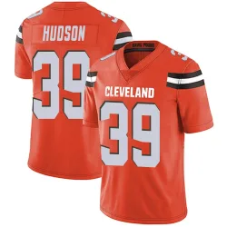 Cleveland Browns Men's Limited Orange Alternate Vapor Untouchable Jersey (39 Khaleke Hudson)