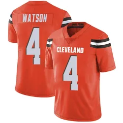 Cleveland Browns Men's Limited Orange Alternate Vapor Untouchable Jersey (4 Deshaun Watson)