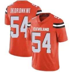 Cleveland Browns Men's Limited Orange Alternate Vapor Untouchable Jersey (54 Ogbo Okoronkwo)