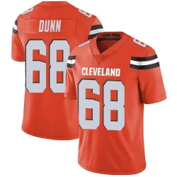 Cleveland Browns Men's Limited Orange Alternate Vapor Untouchable Jersey (68 Michael Dunn)
