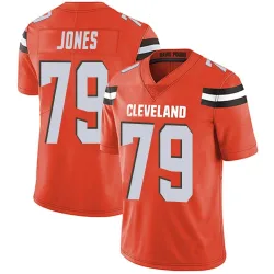 Cleveland Browns Men's Limited Orange Alternate Vapor Untouchable Jersey (79 Dawand Jones)
