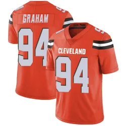 Cleveland Browns Men's Limited Orange Alternate Vapor Untouchable Jersey (94 Mason Graham)