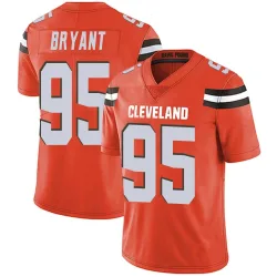 Cleveland Browns Men's Limited Orange Alternate Vapor Untouchable Jersey (95 Armonty Bryant)