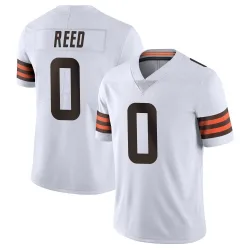 Cleveland Browns Men's Limited White Vapor Untouchable Jersey (0 Ja'seem Reed)