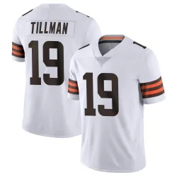 Cleveland Browns Men's Limited White Vapor Untouchable Jersey (19 Cedric Tillman)