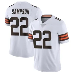 Cleveland Browns Men's Limited White Vapor Untouchable Jersey (22 Dylan Sampson)