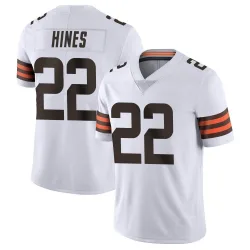 Cleveland Browns Men's Limited White Vapor Untouchable Jersey (22 Nyheim Hines)