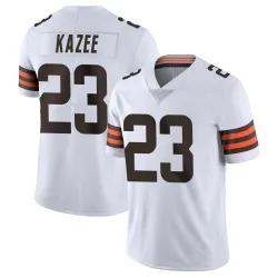 Cleveland Browns Men's Limited White Vapor Untouchable Jersey (23 Damontae Kazee)