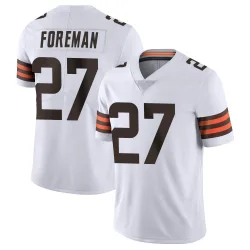 Cleveland Browns Men's Limited White Vapor Untouchable Jersey (27 D'Onta Foreman)
