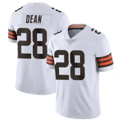 Cleveland Browns Men's Limited White Vapor Untouchable Jersey (28 Trey Dean III)