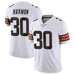 Cleveland Browns Men's Limited White Vapor Untouchable Jersey (30 Duron Harmon)